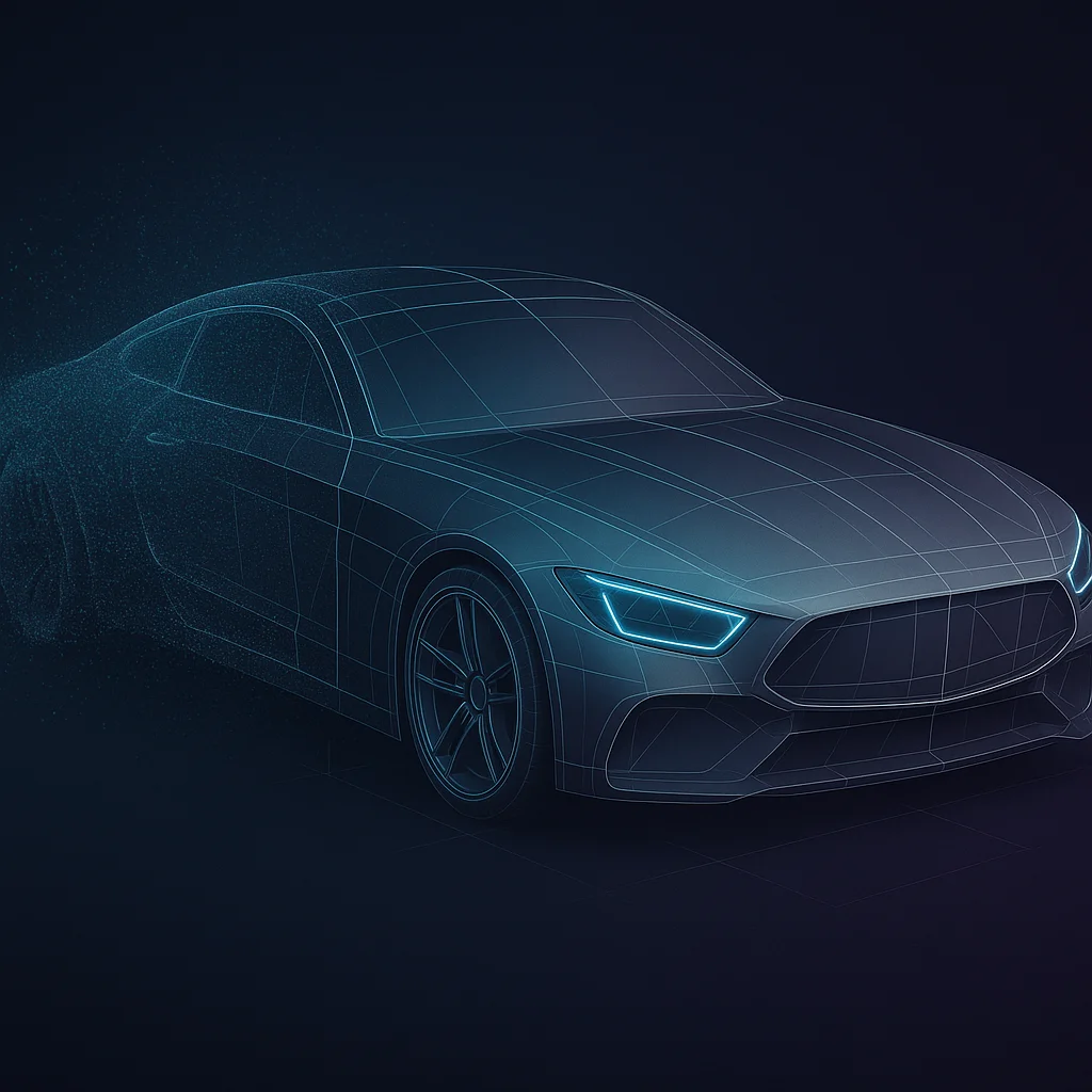 3D-скан и модель автомобиля и автодеталей